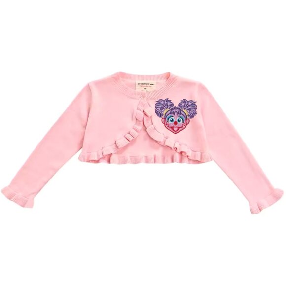 Abby Cadabby Cardigan Birthday Long Sleeve Sesame Street Top Abby Sweater - Picture 2 of 3